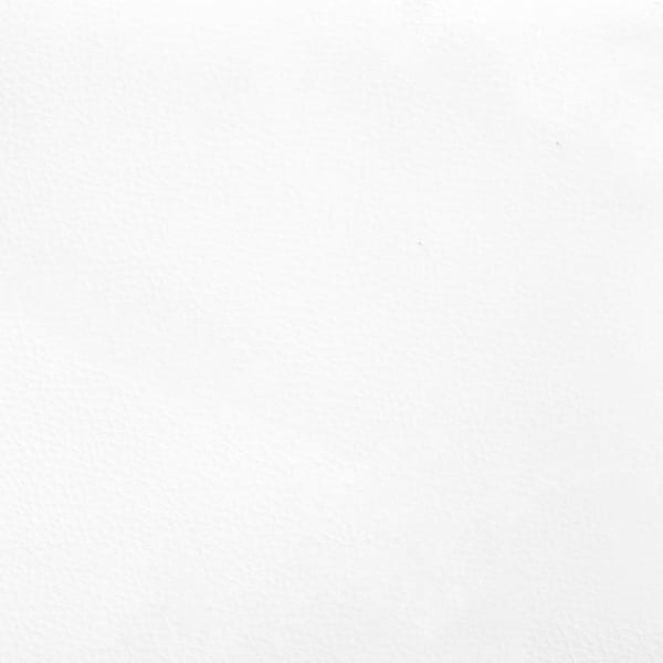 vidaXL springmadras med pocketfjedre medium 120x200x20 cm kunstlæder hvid