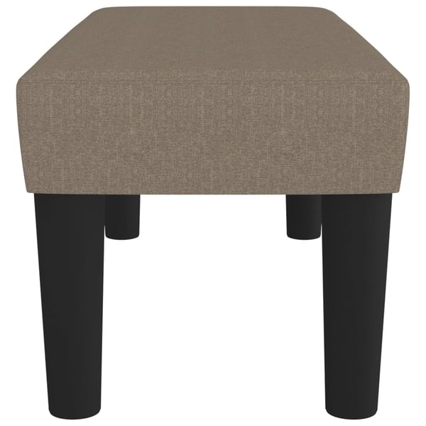 vidaXL bænk 70x30x30 cm stof gråbrun