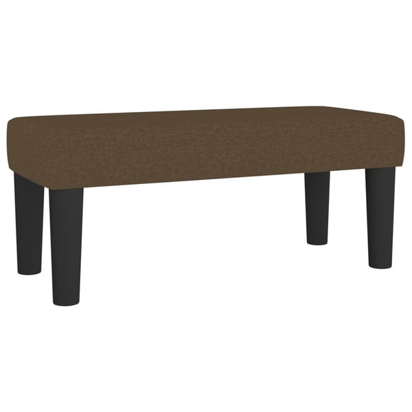 vidaXL Bänk brun 70x30x30 cm tyg