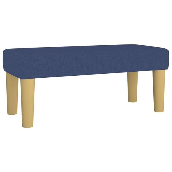 vidaXL bænk 70x30x30 cm stof blå