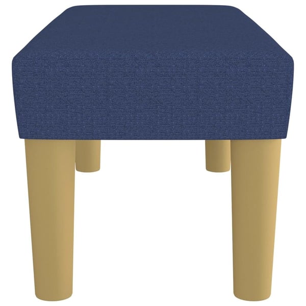 vidaXL bænk 70x30x30 cm stof blå