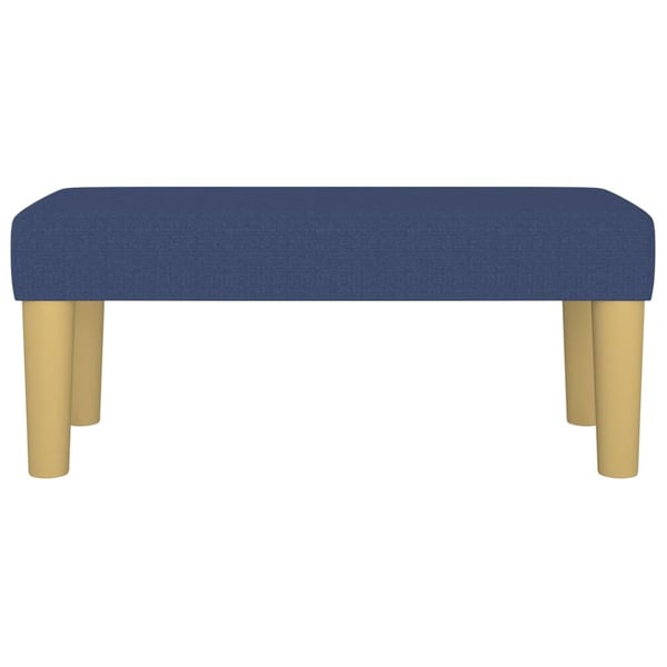 vidaXL bænk 70x30x30 cm stof blå