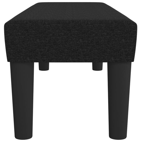vidaXL bænk 100x30x30 cm stof sort