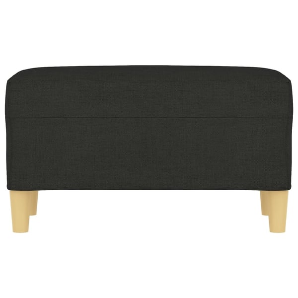 vidaXL bænk 70x35x41 cm stof sort