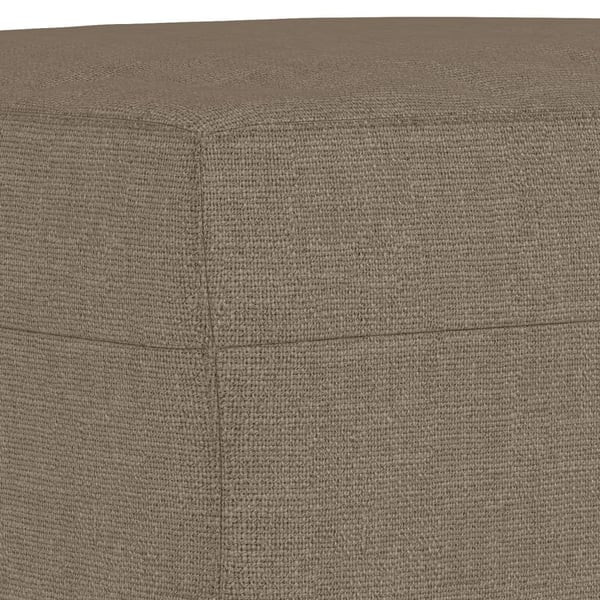 vidaXL bænk 100x35x41 cm stof gråbrun