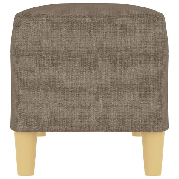 vidaXL bænk 100x35x41 cm stof gråbrun