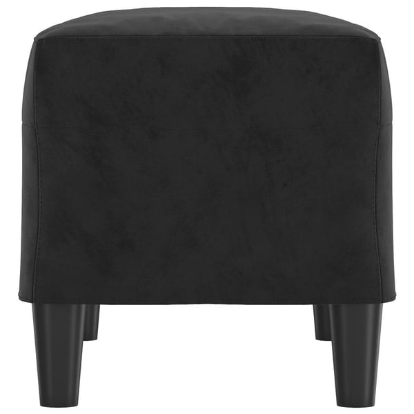 vidaXL Bänk svart 70x35x41 cm sammet