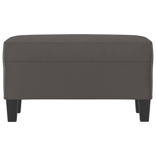 vidaXL bænk 70x35x41 cm kunstlæder grå