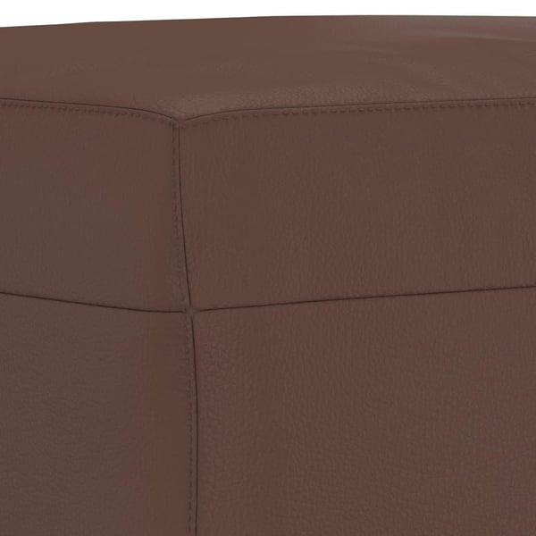 vidaXL bænk 100x35x41 cm kunstlæder brun