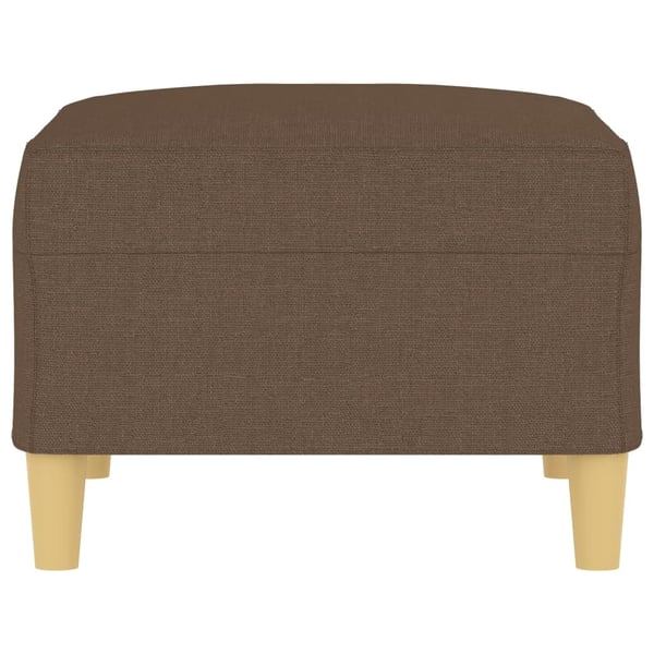 vidaXL fodskammel 70x55x41 cm stof brun