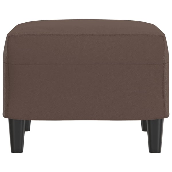 vidaXL fodskammel 60x50x41 cm kunstlæder brun