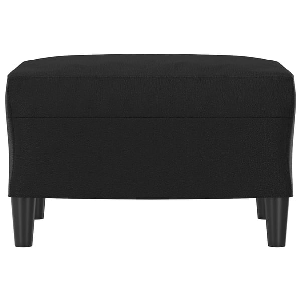 vidaXL Fotpall svart 60x50x41 cm konstläder