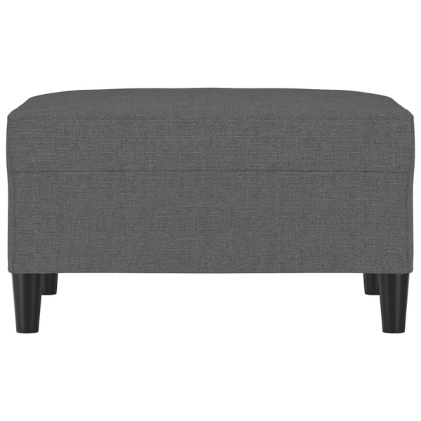 vidaXL Fotpall mörkgrå 70x55x41 cm tyg