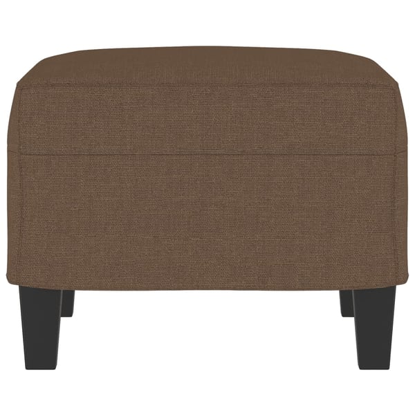 vidaXL fodskammel 60x50x41 cm stof brun