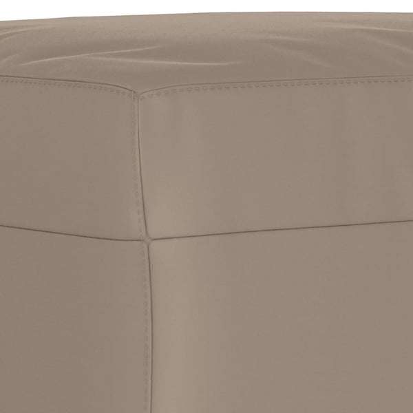vidaXL fodskammel 70x55x41 cm mikrofiberstof gråbrun