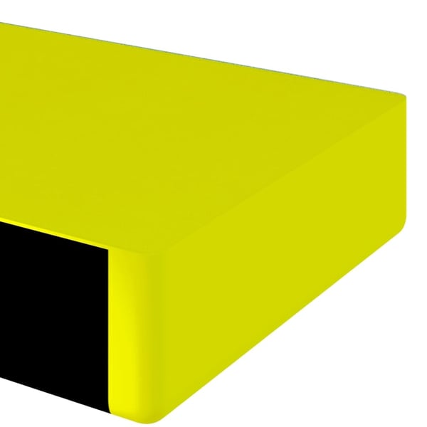 vidaXL Hjørnebeskyttere 2 stk gul og svart 6x2x101,5 cm PU
