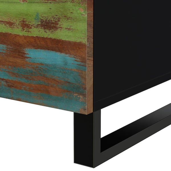 vidaXL Salongbord 80x50x40 cm gjenvunnet heltre og konstruert tre