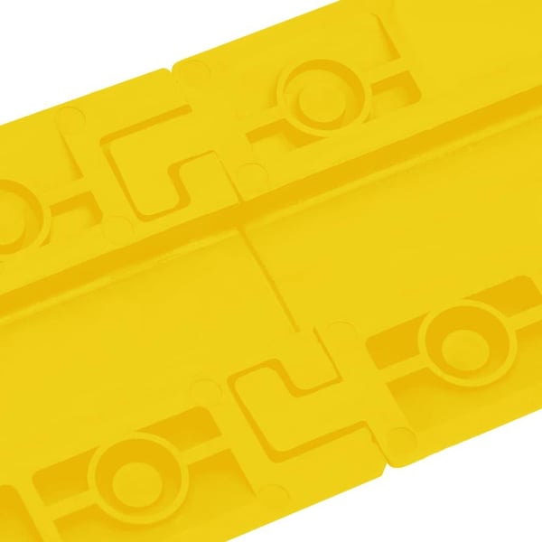 vidaXL Kabelbeskyttere 2 stk 98,5 cm gul