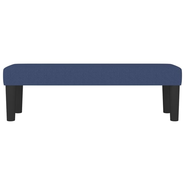 vidaXL bænk 100x30x30 cm stof blå