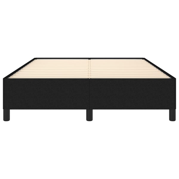 vidaXL sengeramme 140x200 cm stof sort