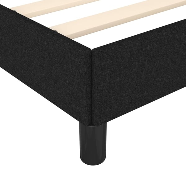 vidaXL sengeramme 180x200 cm stof sort