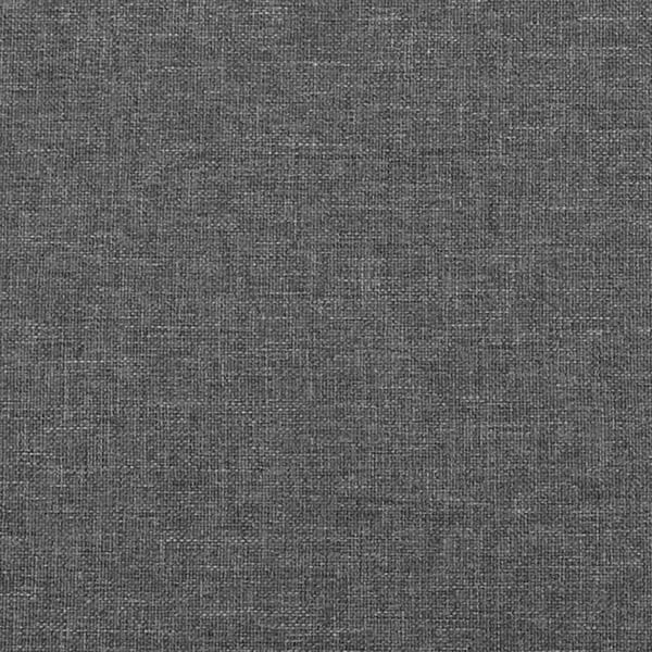 vidaXL sengegavl 100x7x78/88 cm stof mørkegrå