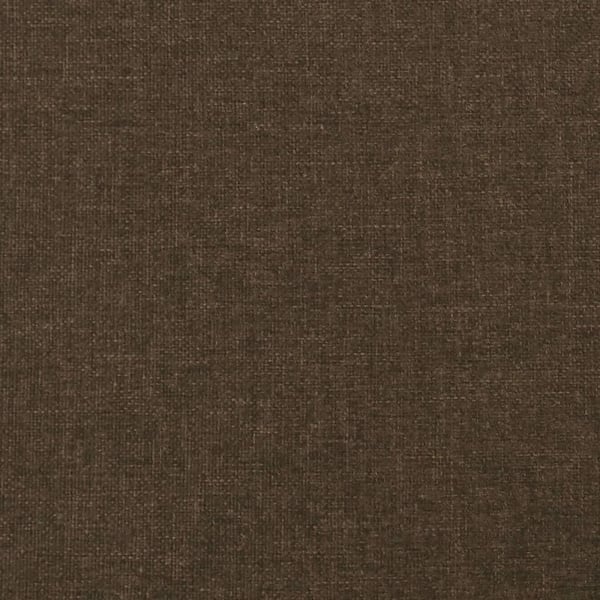 vidaXL sengeramme med sengegavl 80x200cm stof mørkebrun
