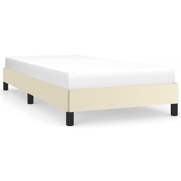 vidaXL sengeramme 90x190 cm kunstlæder brun