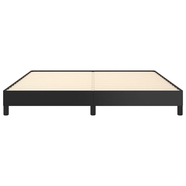 vidaXL sengeramme 180x200 cm kunstlæder sort