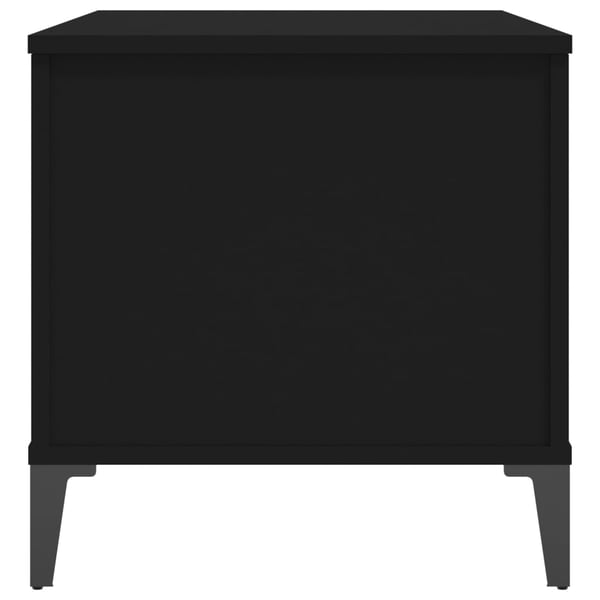 vidaXL sofabord 90x44,5x45 cm konstrueret træ sort