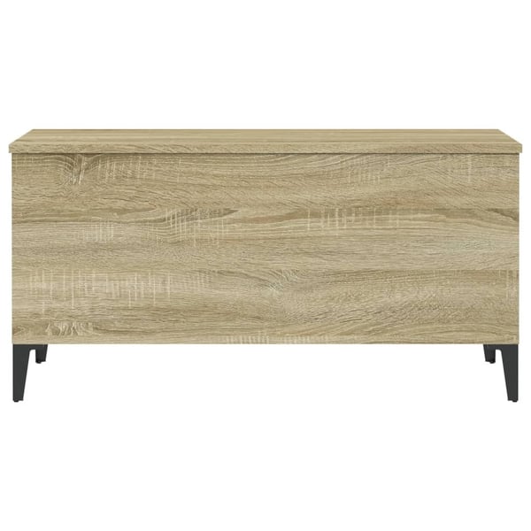 vidaXL sofabord 90x44,5x45 cm konstrueret træ sonoma-eg