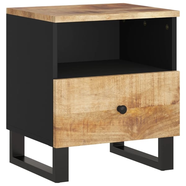 vidaXL Nattbord 2 stk heltre mango og konstruert tre