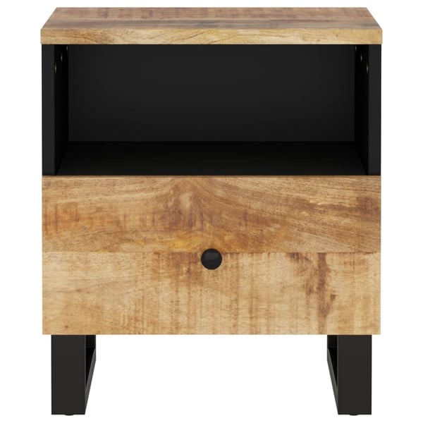 vidaXL Nattbord 2 stk heltre mango og konstruert tre