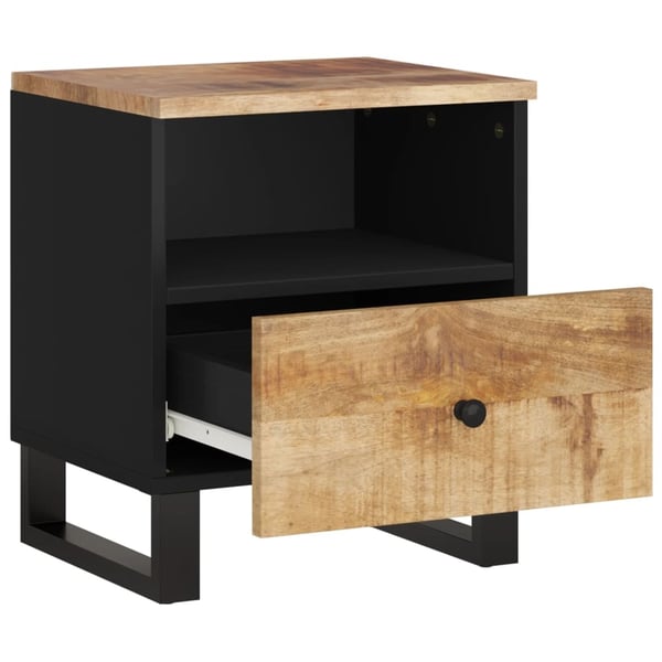 vidaXL Nattbord 2 stk heltre mango og konstruert tre