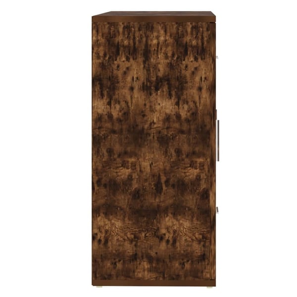 vidaXL Skjenk røkt eik 91x29,5x65 cm konstruert tre