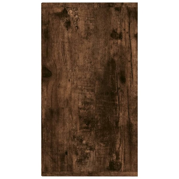 vidaXL Skobenk røkt eik 103x30x55 cm konstruert tre