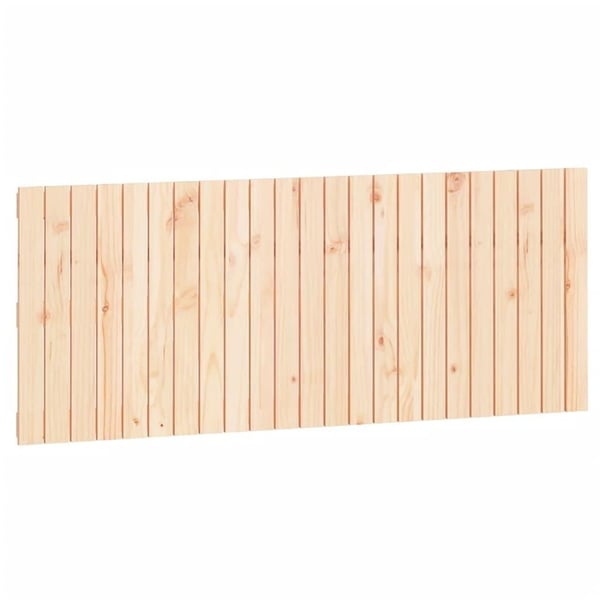 vidaXL Veggmontert hodegavl 147x3x60 cm heltre furu