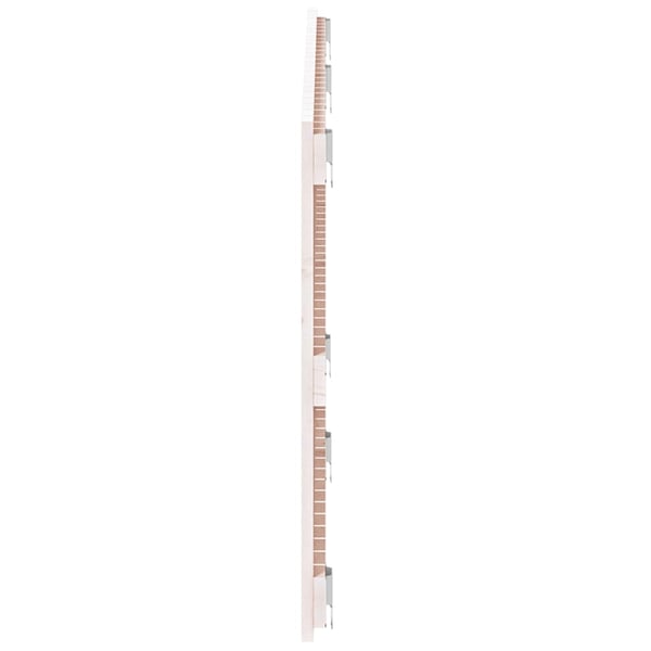 vidaXL Veggmontert sengegavl hvit 159,5x3x60 cm heltre furu