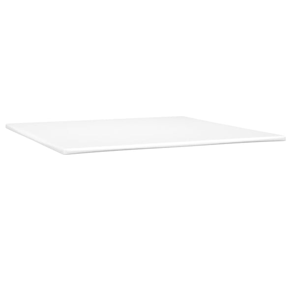 vidaXL kontinentalseng 200x200 cm stof cremefarvet