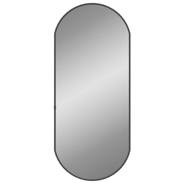 vidaXL vægspejl 70x30 cm oval sort