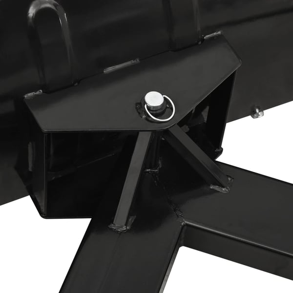vidaXL Snøplog for gaffeltruck 150x38 cm svart