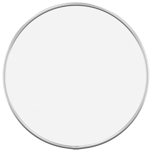 vidaXL Veggspeil sølv Ø 30 cm rund