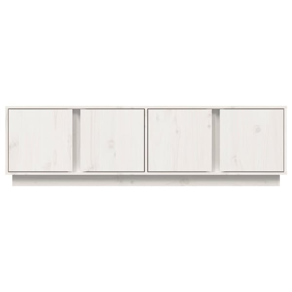 vidaXL TV-benk hvit 140x40x40 cm heltre furu