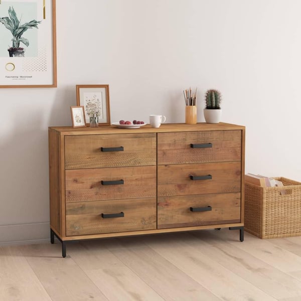 vidaXL Senkki ruskea 110x35x70 cm täysi mänty