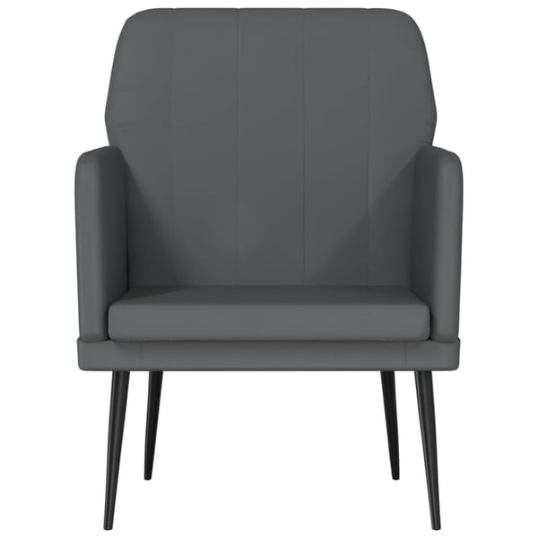 vidaXL lænestol 61x78x80 cm kunstlæder grå