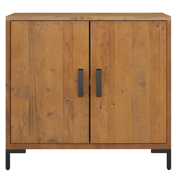 vidaXL Skjenk brun 75x35x70 cm heltre furu