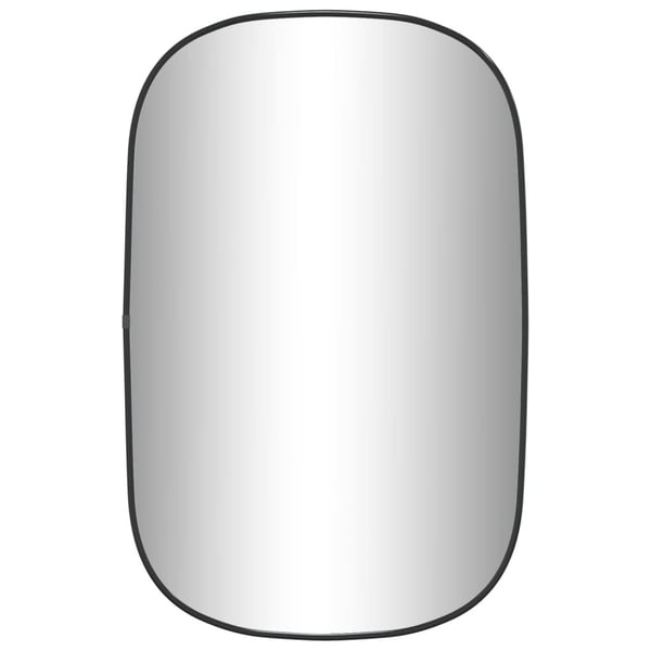 vidaXL Veggspeil svart 70x45 cm