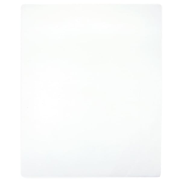 vidaXL Jerseylaken hvit 90x200 cm bomull