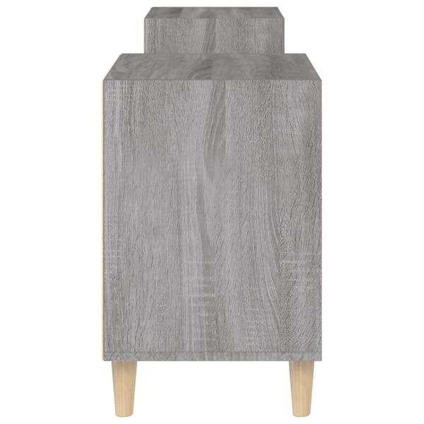 vidaXL TV-benk grå sonoma 160x35x55 cm konstruert tre