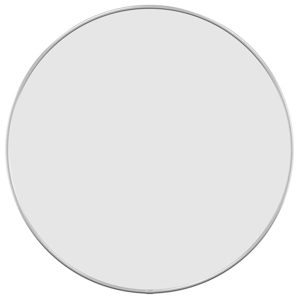 vidaXL Veggspeil sølv Ø 50 cm rund